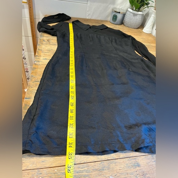 🖤 COQUETTE EN SOIE – Sheer Black Dress – Size M - Picture 9 of 11